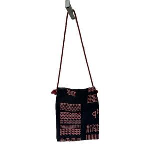 Tamiko Fujio Handmade Handcrafted Hawaiian Tribal Hook Loop Crossbody Bag